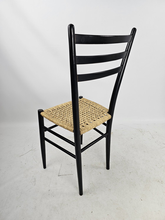 Image 1 of 4x Italian wooden chairs