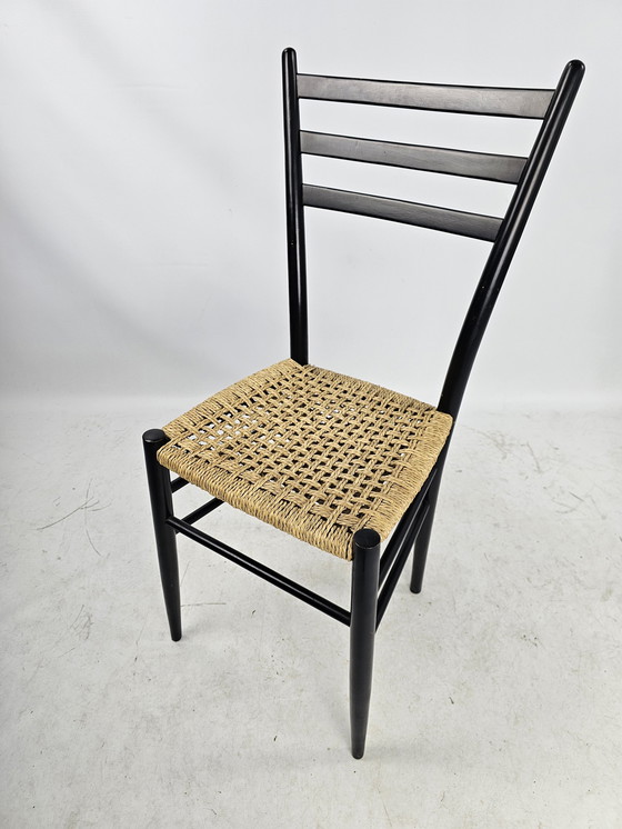 Image 1 of 4x Italian wooden chairs