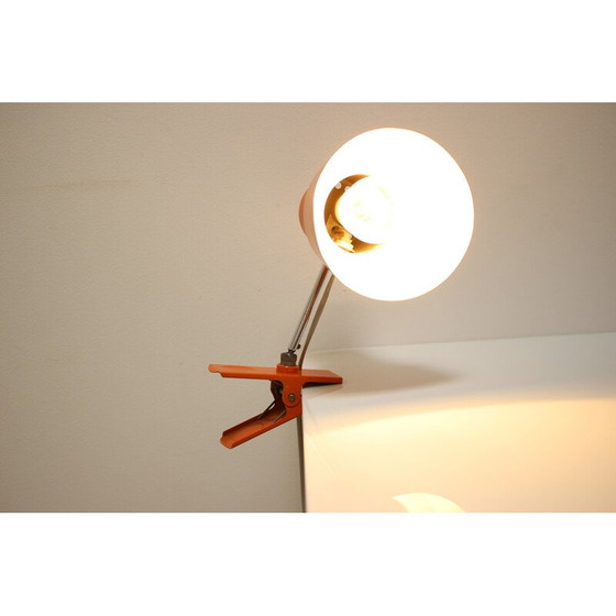 Image 1 of Vintage metal and chrome table lamp by Hurka for Napako, Czechoslovakia 1960