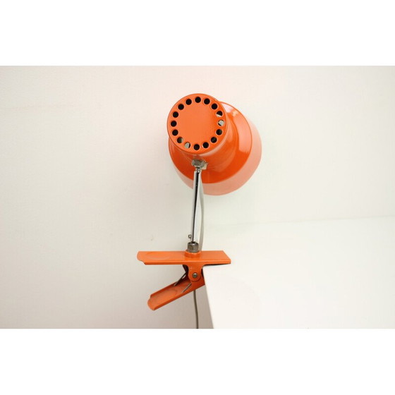 Image 1 of Vintage metal and chrome table lamp by Hurka for Napako, Czechoslovakia 1960