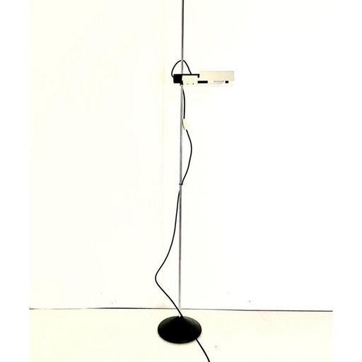 Vintage steel floor lamp by Barbieri and Marianelli for Tronconi, Italy 1970