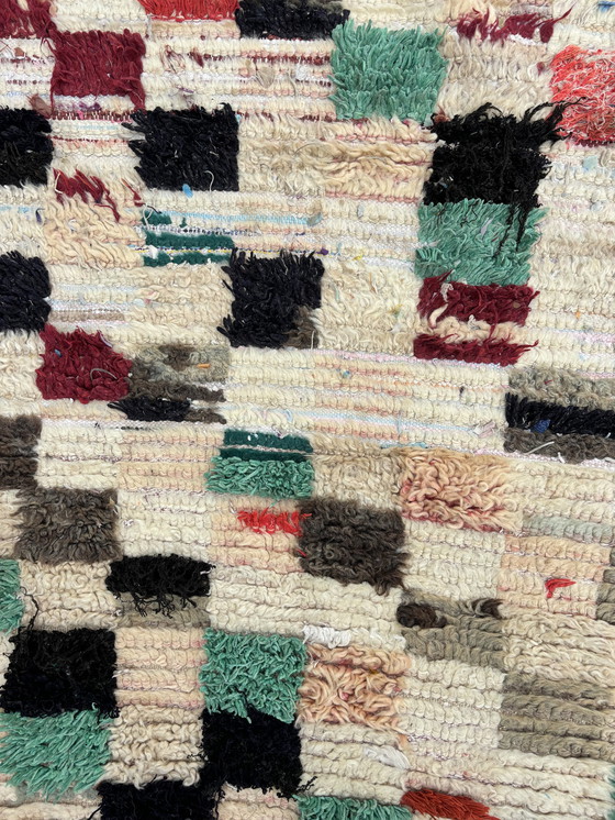 Image 1 of Checkered Moroccan Wool Rug 