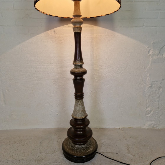 Image 1 of 1970s Ceramic Floor Lamp