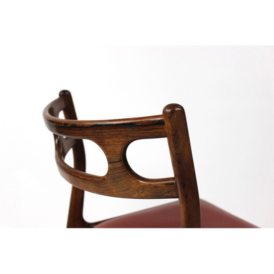 Image 1 of Set di 6 sedie da pranzo in palissandro, design danese, anni '60