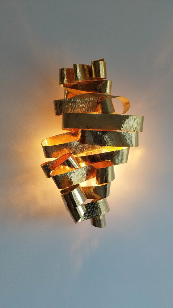 Image 1 of 2xKoket Chloe Wall Sconce - gold