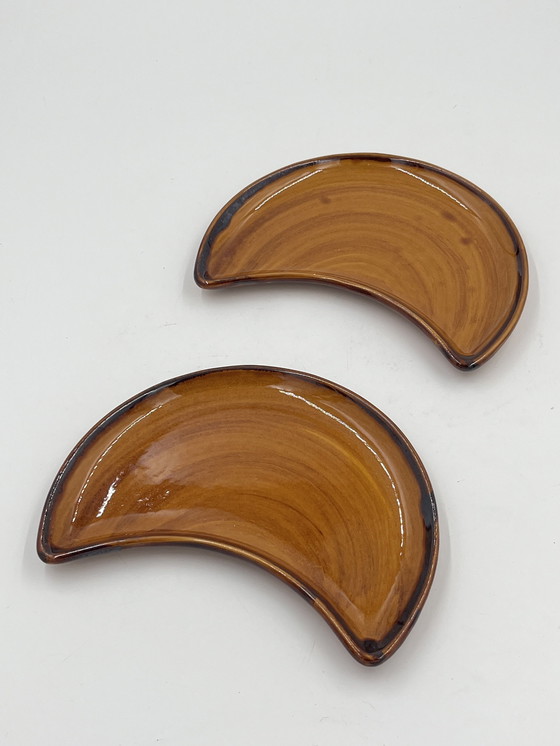 Image 1 of Set Of Two St Clément Half Moon Platters