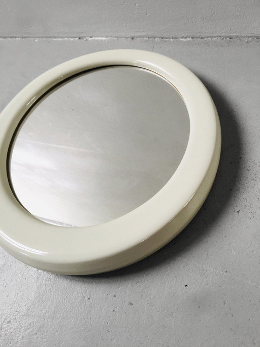 Mirror With Ceramic Frame And Accessories