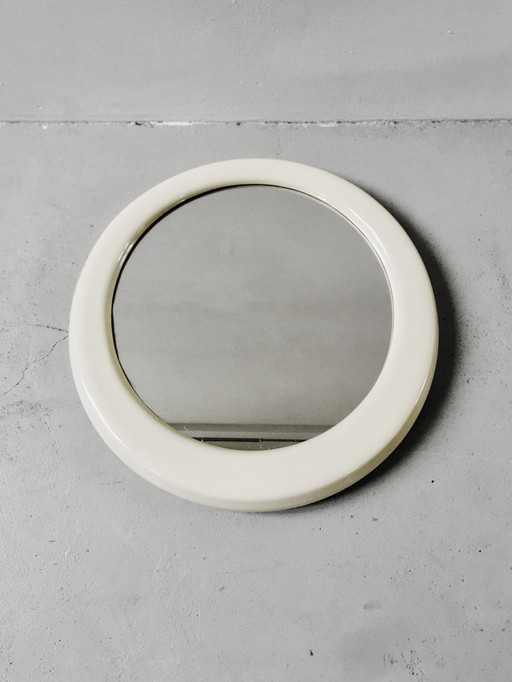 Mirror With Ceramic Frame And Accessories