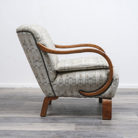 Image 1 of Very beautiful and comfortable Art Deco armchair, 20s