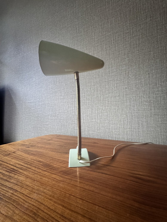 Image 1 of Space Age Lamp From Hoso Hoffmeister & Sohn In Soft 50s Green