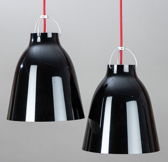 Image 1 of 2x Fritz Hansen Caravaggio pendant lamps