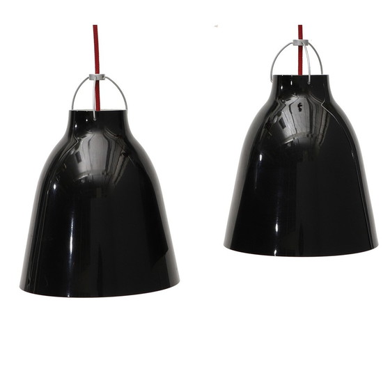 Image 1 of 2x Fritz Hansen Caravaggio pendant lamps