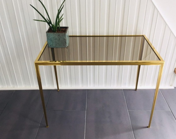 Image 1 of 60s golden side table