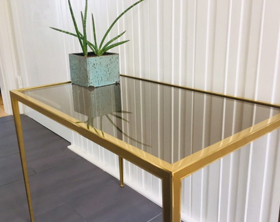 Image 1 of 60s golden side table