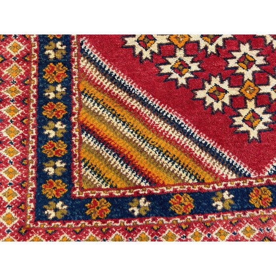 Image 1 of Vintage hand-woven wool Berber rug, 1970