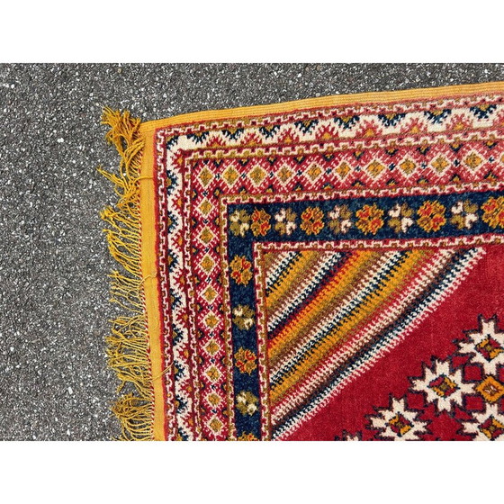 Image 1 of Vintage hand-woven wool Berber rug, 1970
