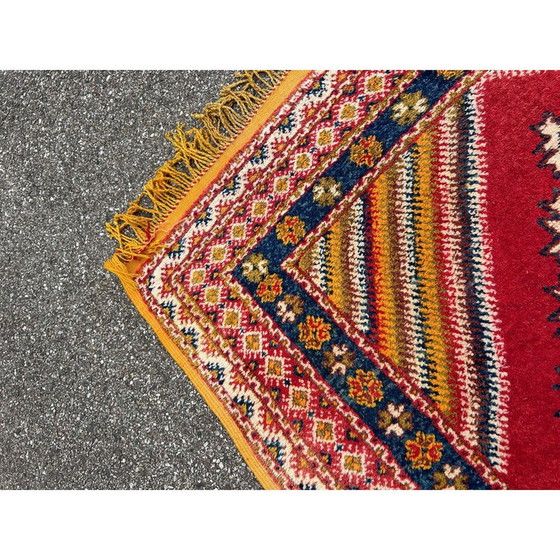 Image 1 of Vintage hand-woven wool Berber rug, 1970