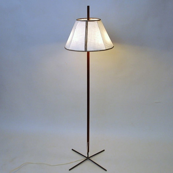 Image 1 of Vintage floor lamp mod G35 in teak and iron by Hans-Agne Jakobsson for Markaryd, Sweden 1960s