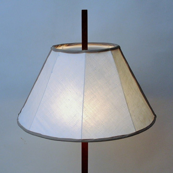 Image 1 of Vintage floor lamp mod G35 in teak and iron by Hans-Agne Jakobsson for Markaryd, Sweden 1960s