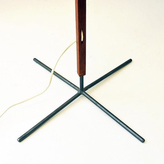 Image 1 of Vintage floor lamp mod G35 in teak and iron by Hans-Agne Jakobsson for Markaryd, Sweden 1960s