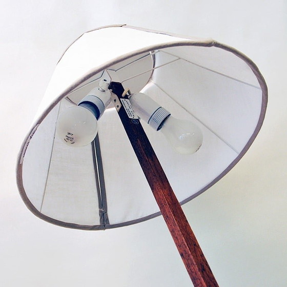 Image 1 of Vintage floor lamp mod G35 in teak and iron by Hans-Agne Jakobsson for Markaryd, Sweden 1960s