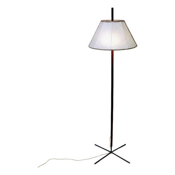 Image 1 of Vintage floor lamp mod G35 in teak and iron by Hans-Agne Jakobsson for Markaryd, Sweden 1960s
