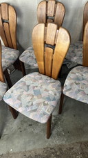 6x japandi dining chair