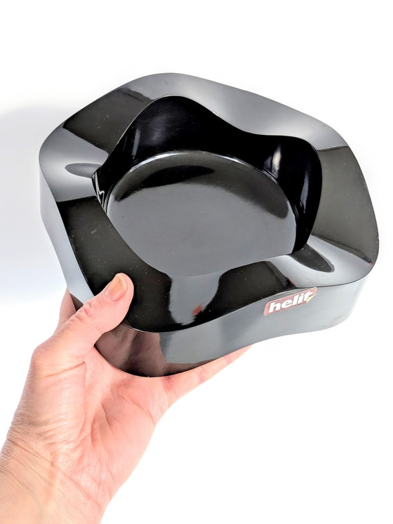 Image 1 of 2 x Space Age Ashtrays | Black and White | Walter Zeischegg for Helit Germany, 1960's