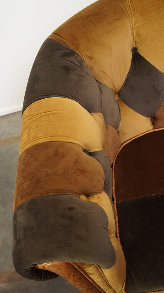 Image 1 of 4 poltrone Chesterfield Club in tessuto