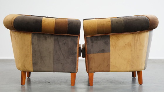 Image 1 of 4 poltrone Chesterfield Club in tessuto