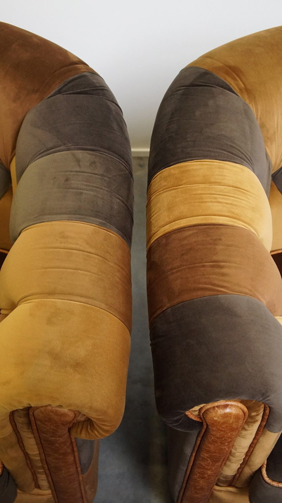 Image 1 of 4 poltrone Chesterfield Club in tessuto