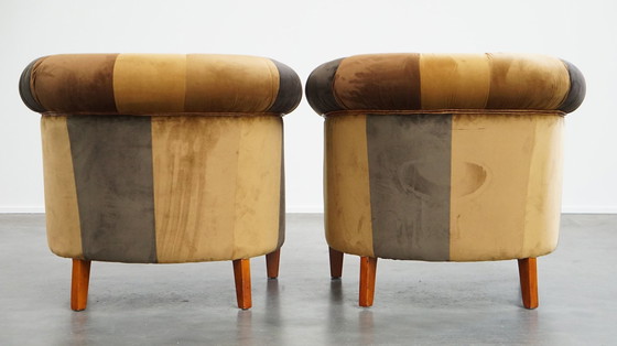 Image 1 of 4 poltrone Chesterfield Club in tessuto