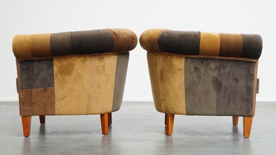 Image 1 of 4 poltrone Chesterfield Club in tessuto