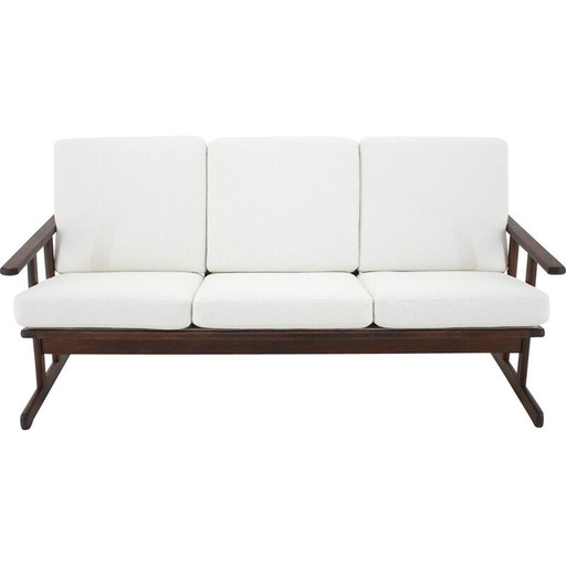 Vintage 3 seater "Shaker" sofa by Borge Mogensen for Fdb Mobler, Denmark 1950s