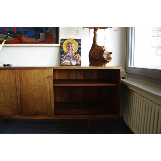 Image 1 of Long rosewood sideboard by Henry Rosengren Hansen