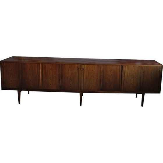 Image 1 of Long rosewood sideboard by Henry Rosengren Hansen