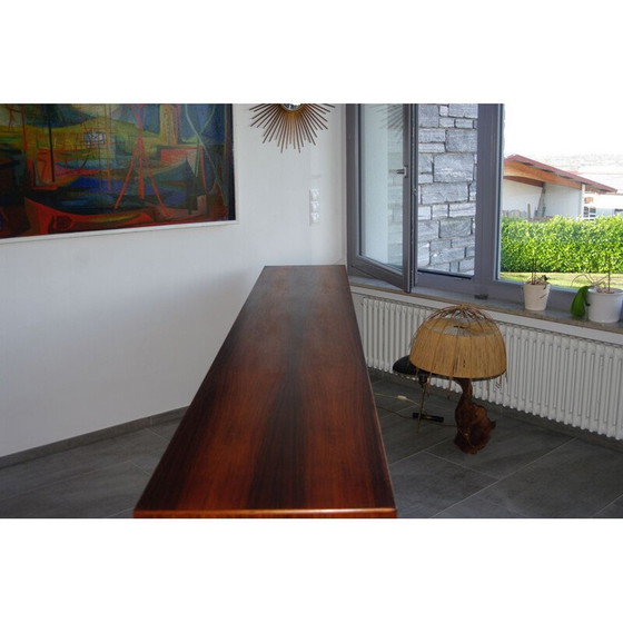 Image 1 of Long rosewood sideboard by Henry Rosengren Hansen