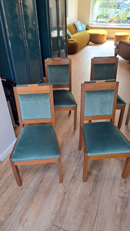 4x Dining chair Amsterdam School