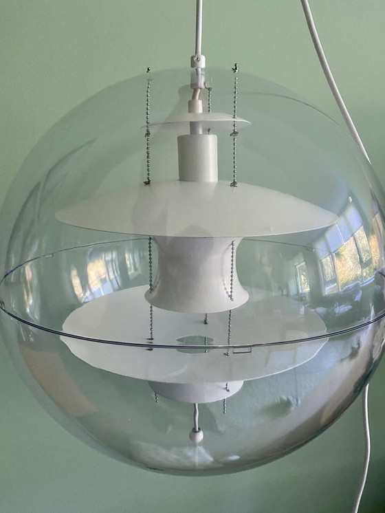 Image 1 of Grande lampe suspendue pop art space age