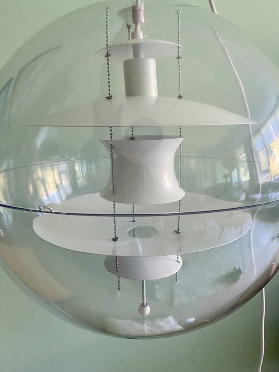 Image 1 of Large pop art space age pendant lamp