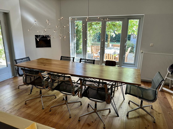 Image 1 of Custom Made Dining Table With Oak Leaf