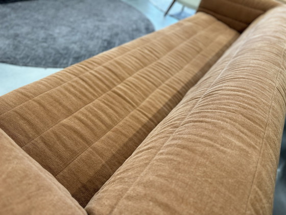 Image 1 of Label Cocoon 4 Seater Sofa Bric Fabric Leather