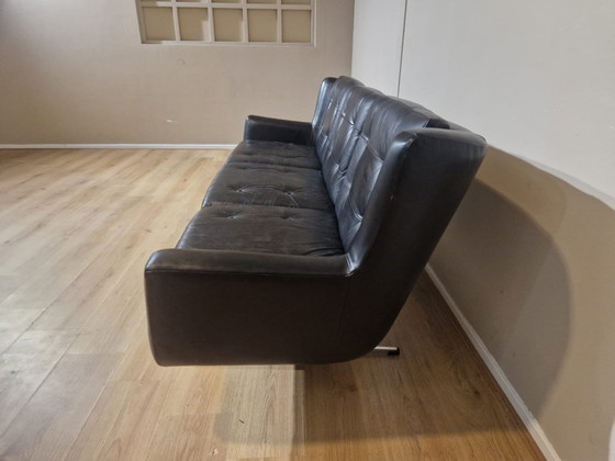 Image 1 of Skjold Sorensen - 3 Seater Sofa - 1960s - Vintage - Black