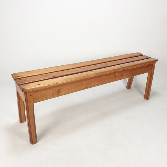 Image 1 of Mid-century Italian wooden bench, 1960s