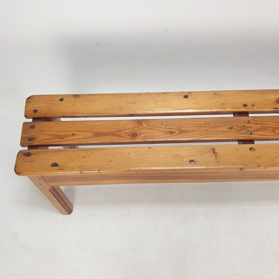 Image 1 of Mid-century Italian wooden bench, 1960s