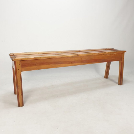 Image 1 of Mid-century Italian wooden bench, 1960s