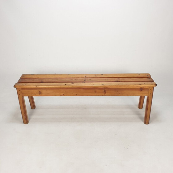 Image 1 of Mid-century Italian wooden bench, 1960s