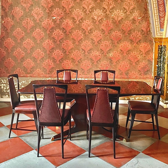 Image 1 of 7X Borsani Dining Room Set