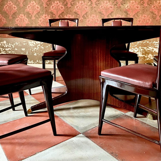 Image 1 of 7X Borsani Dining Room Set