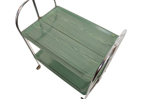 Vintage Gerlinol serving trolley